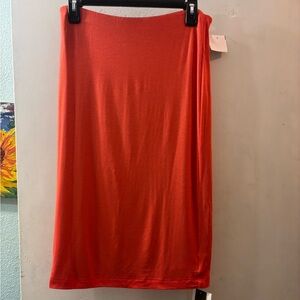 Reversible Nally & Millie Reversible Navy Midi Skirt w/Red 2 in 1